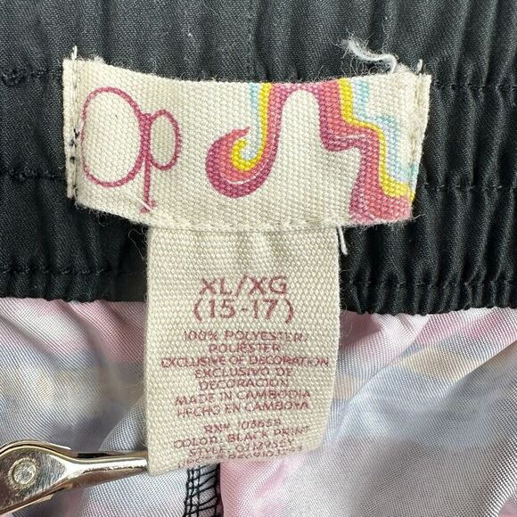 VTG Op Ocean Pacific Shorts Women XL 15-17 Hot Pants Tropical Beach Surf 90s Y2K - Picture 7 of 9